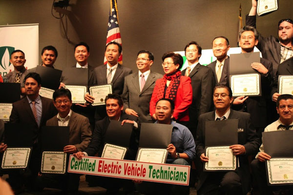 Certified Electric Vehicle Technician- graduation